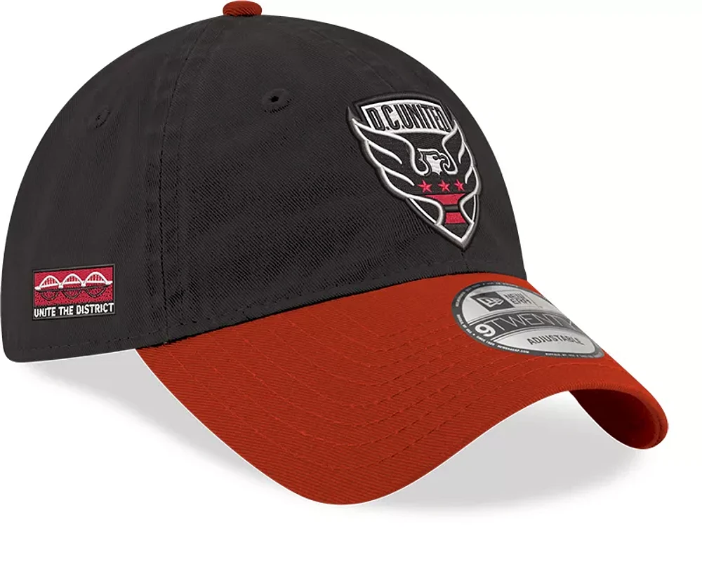 New Era Adult D.C. United 9Twenty 2024 Jersey Hook Home Adjustable Hat