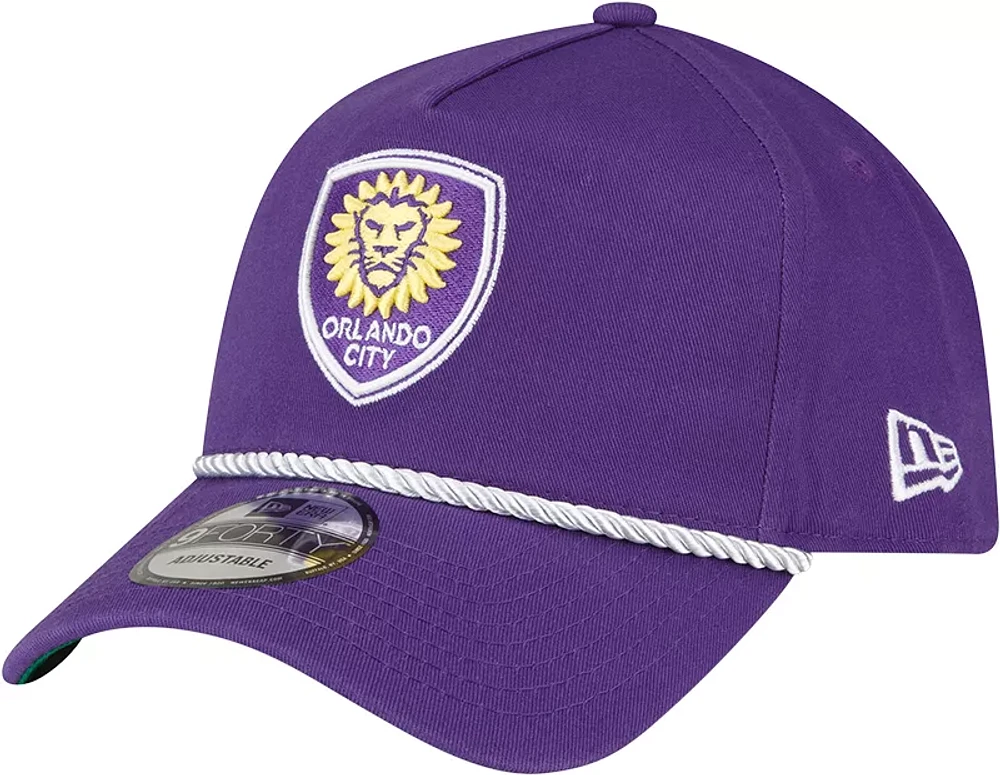 New Era Adult Orlando City 9Forty Rope Purple Adjustable Hat