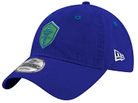 New Era Adult Seattle Sounders 9Twenty Logo Blue Adjustable Hat