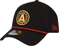 New Era Adult Atlanta United 9Forty Rope Red Adjustable Hat