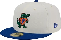 New Era Men's Florida Gators White 59Fifty Fitted Hat