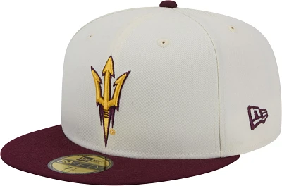 New Era Men's Arizona State Sun Devils White 59Fifty Fitted Hat