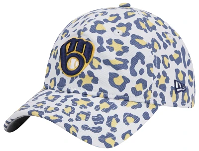 New Era Women's Milwaukee Brewers White Active 9Twenty Adjustable Hat