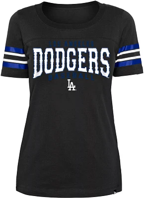 New Era Women's Los Angeles Dodgers Black Wordmark T-Shirt