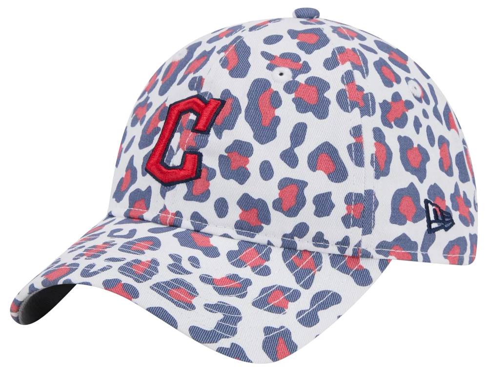 New Era Women's Cleveland Guardians White Active 9Twenty Adjustable Hat