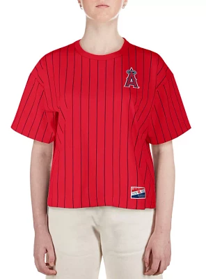 New Era Women's Los Angeles Angels Red Throwback T-Shirt