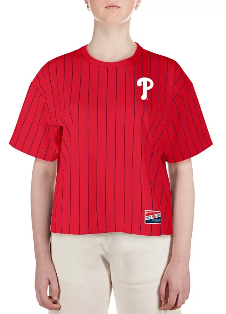 New Era Women's Philadelphia Phillies Red Throwback T-Shirt
