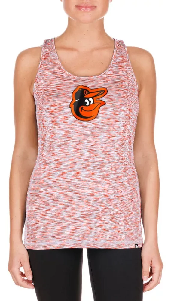 New Era Women's Baltimore Orioles Orange Active Tank Top