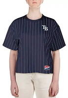 New Era Women's Tampa Bay Rays Navy Throwback T-Shirt