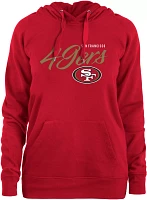 New Era Women's San Francisco 49ers Script Pullover Hoodie