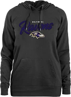 New Era Women's Baltimore Ravens Script Pullover Hoodie