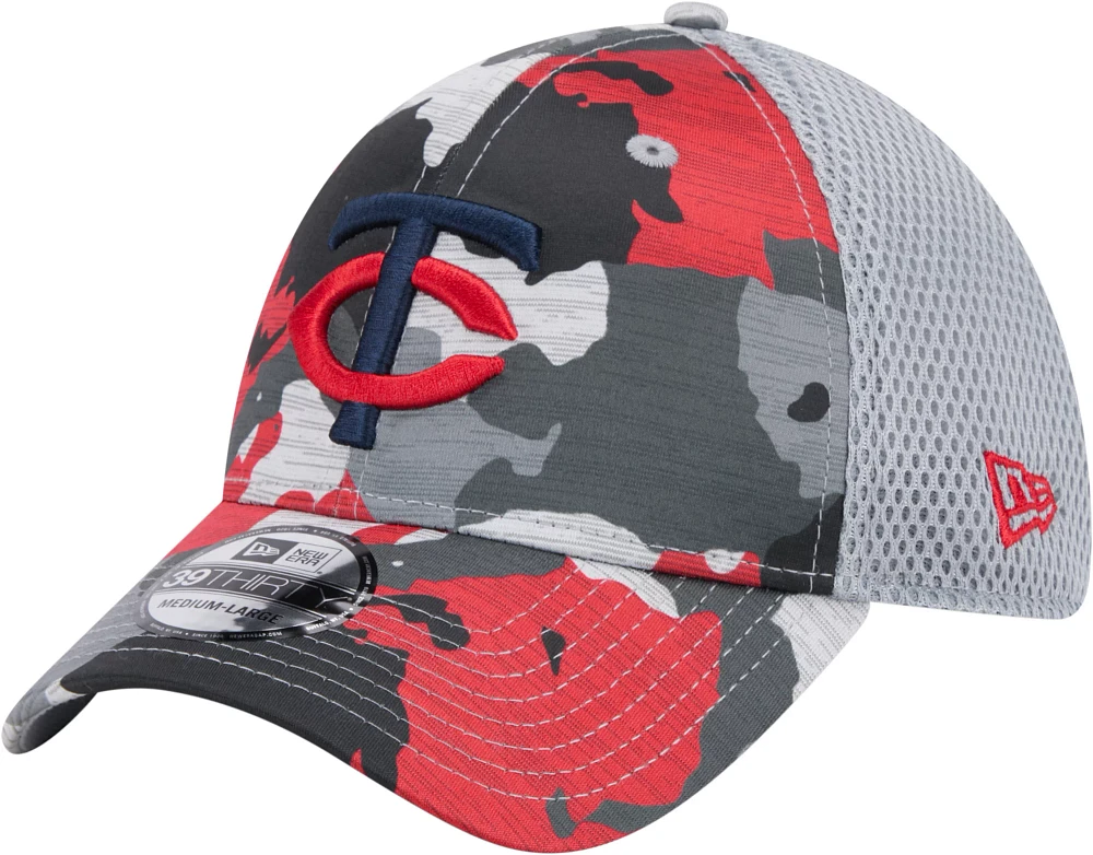 New Era Youth Minnesota Twins Camo Active 39Thirty Stretch Fit Hat