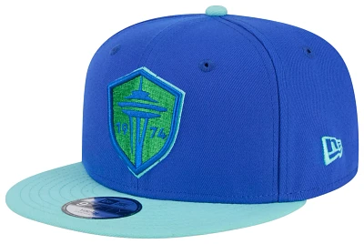 New Era Youth Seattle Sounders 9Fifty 2024 Logo Green Adjustable Hat