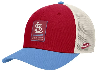 Nike Adult St. Louis Cardinals Red Cooperstown Rewind Adjustable Trucker Hat