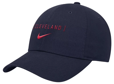 Nike Adult Cleveland Guardians Red Club Primetime Adjustable Hat