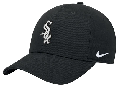 Nike Adult Chicago White Sox Black Club Evergreen Adjustable Hat