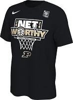 Nike Adult Purdue Boilermakers Black 2024 NCAA Men's Basketball Regional Champs Final Four Bound Locker Room T-Shirt