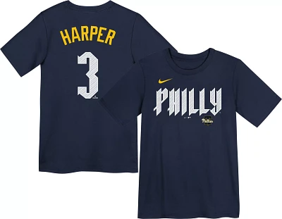 Nike Little Kids' Philadelphia Phillies 2024 City Connect Bryce Harper #3 T-Shirt