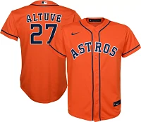 Nike Little Kids' 4-7 Houston Astros José Altuve #27 Orange Alternate Cool Base Jersey