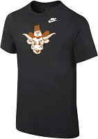 Nike Little Kids' Texas Longhorns Black Pill Cotton T-Shirt