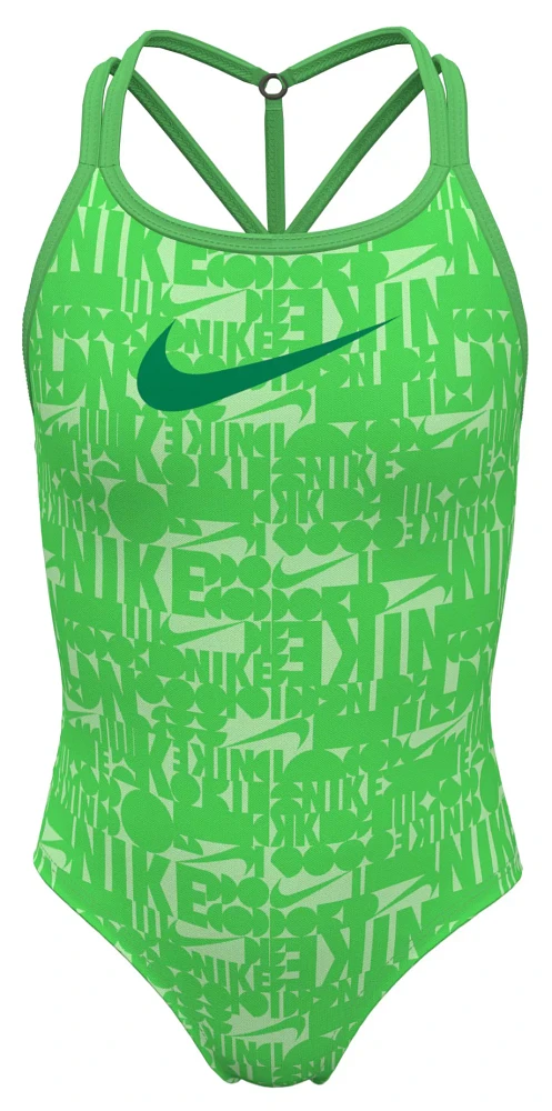 Nike Girls' T-Crossback One Piece Swimsuit