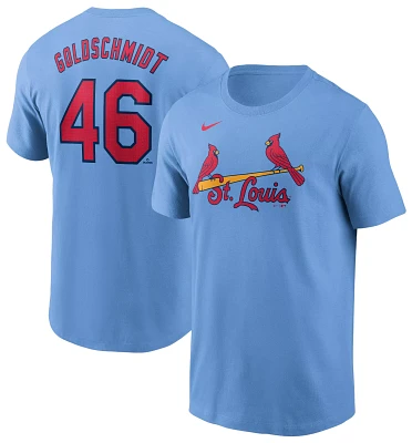 Nike Men's St. Louis Cardinals Paul Goldschmidt #46 Blue T-Shirt