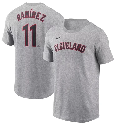 Nike Men's Cleveland Guardians José Ramírez #11 Gray T-Shirt