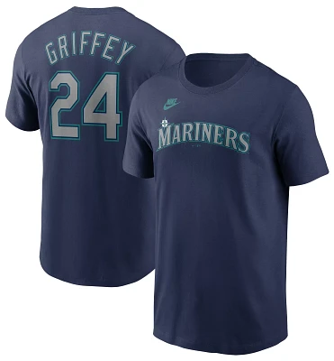 Nike Men's Seattle Mariners Ken Griffey Jr. #24 Navy t-Shirt