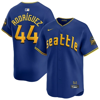 Nike Men's Seattle Mariners Julio Rodríguez #44 Navy Cool Base Jersey