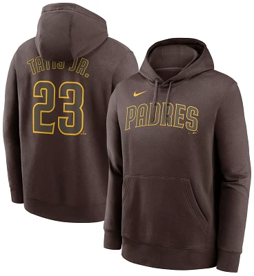 Nike Men's San Diego Padres Fernando Tatís Jr. #23 Brown Pullover Hoodie