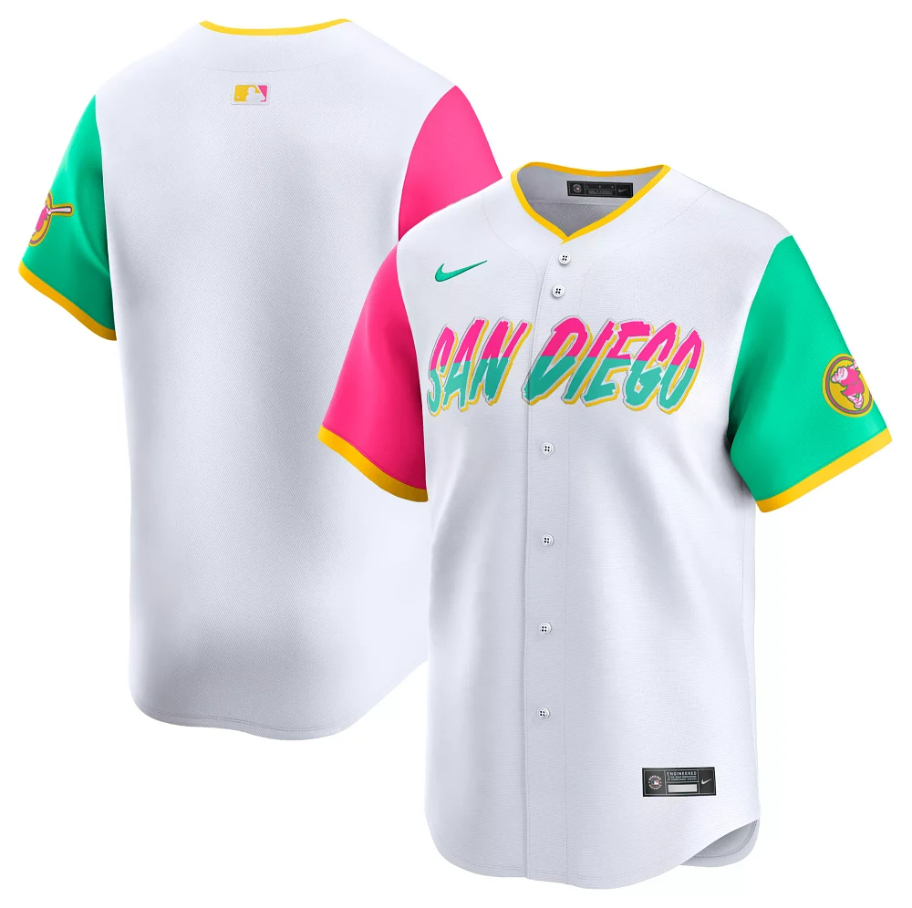 Nike Men's San Diego Padres Blank White Limited Vapor Jersey