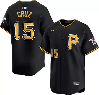 Nike Men's Pittsburgh Pirates Oneil Cruz #15 Black Limited Vapor Jersey