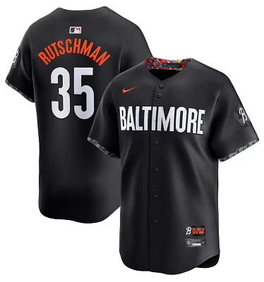 Nike Men's Baltimore Orioles 2024 City Connect Adley Rutschman #35 Limited Vapor Jersey