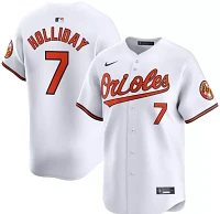 Nike Men's Baltimore Orioles Jackson Holliday #7 White Limited Vapor Jersey