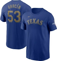 Nike Men's Texas Rangers 2024 Gold Collection Adolis García #53 Blue T-Shirt