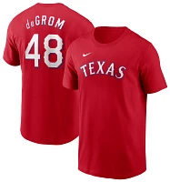 Nike Men's Texas Rangers Jacob deGrom #48 T-Shirt