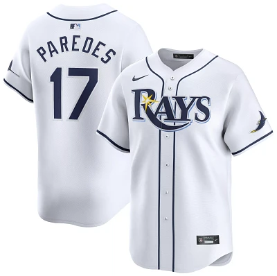 Nike Men's Tampa Bay Rays Isaac Paredes #17 White Home Cool Base Jersey