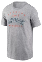 Nike Men's Houston Astros Gray Home Team Arch T-Shirt