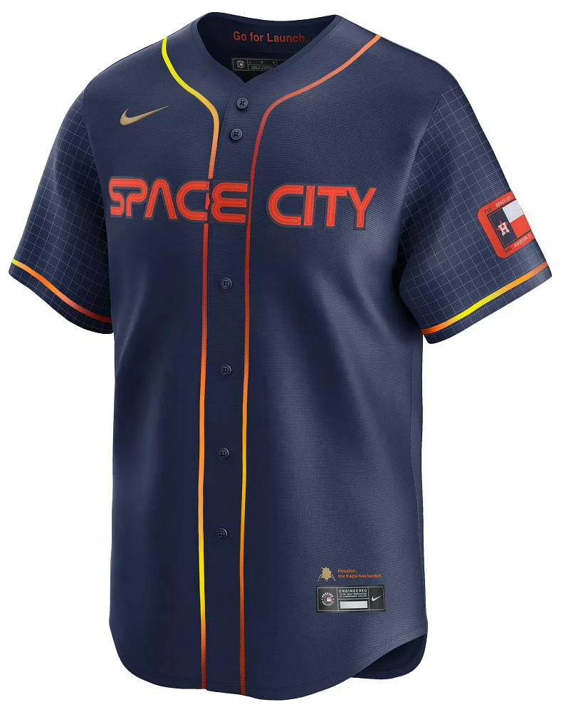 Nike Men's Houston Astros 2024 City Connect Blank Limited Vapor Jersey