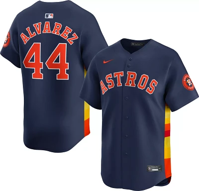 Nike Men's Houston Astros Yordan Álvarez #44 Navy Limited Vapor Jersey