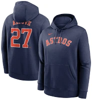 Nike Men's Houston Astros José Altuve #27 Navy Pullover Hoodie