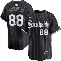 Nike Men's Chicago White Sox Luis Robert Jr. #88 Black Cool Base Jersey