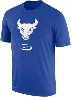 Nike Men's Buffalo Bulls Blue Dri-FIT Pill Cotton T-Shirt