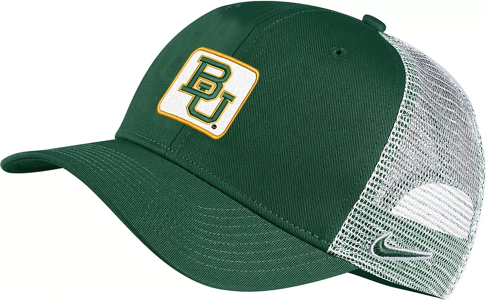 Nike Men's Baylor Bears Green Classic99 Adjustable Trucker Hat