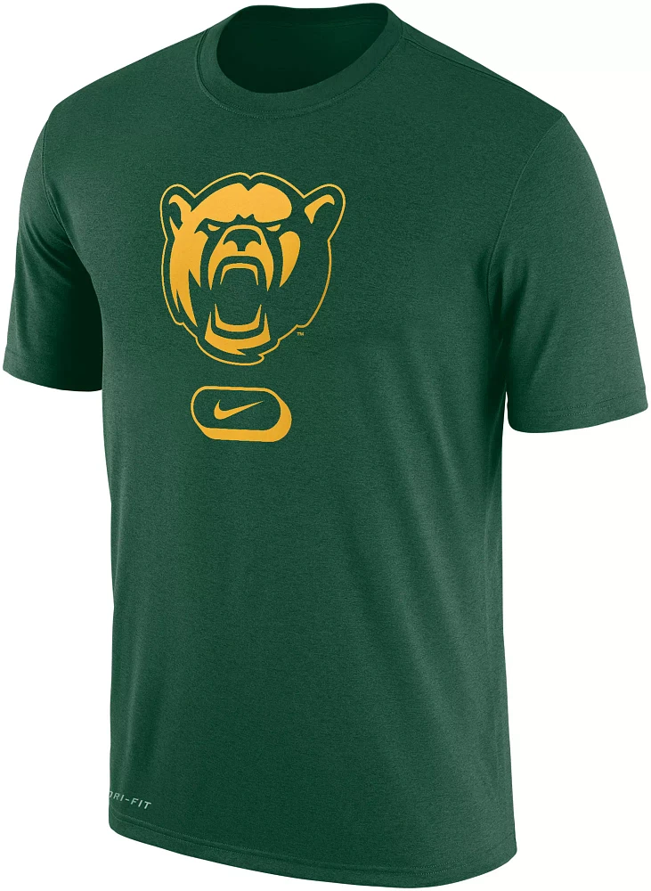 Nike Men's Baylor Bears Green Dri-FIT Pill Cotton T-Shirt