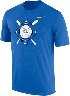 Nike Men's UCLA Bruins True Blue Dri-FIT Baseball Plate T-Shirt