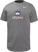 Nike Men's UConn Huskies Grey Dri-FIT Legend T-Shirt