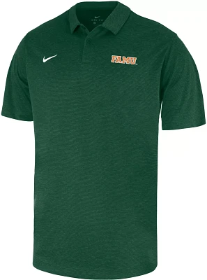 Nike Men's Florida A&M Rattlers Green Heather Polo