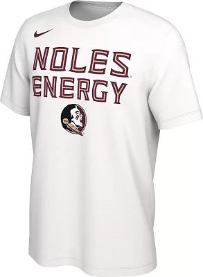 Nike Men's Florida State Seminoles White Dri-FIT 'Energy' Bench T-Shirt