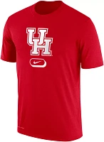 Nike Men's Houston Cougars Red Dri-FIT Pill Cotton T-Shirt